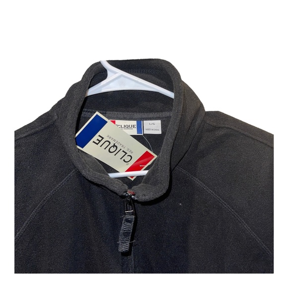 Clique Summit Full Zip Lightweight Micro Fleece Black Vest Mens Large - Picture 2 of 9